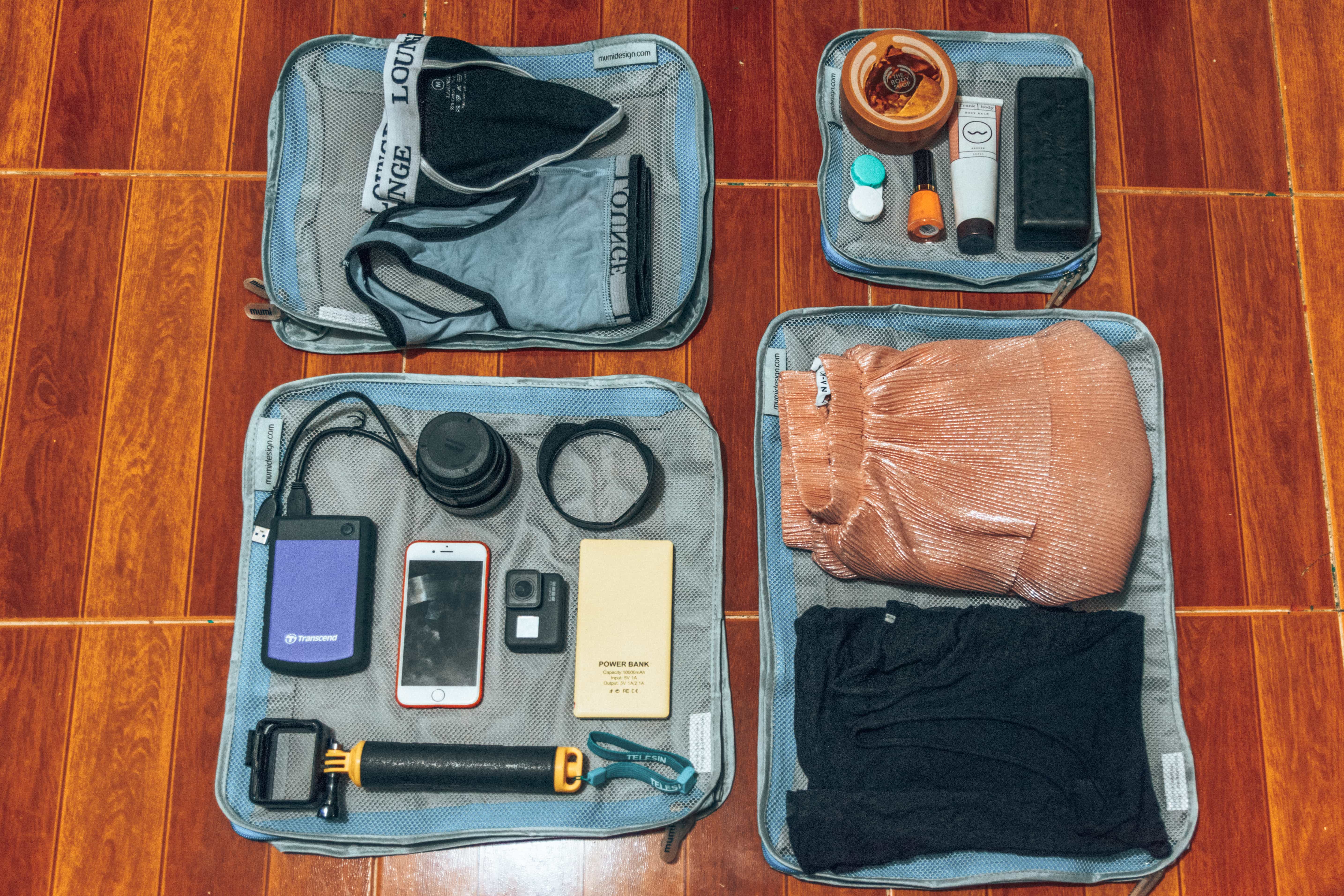 Mumi designs packing cubes 0103