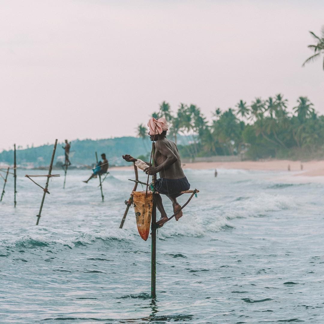 Fishermen in Unawatuna