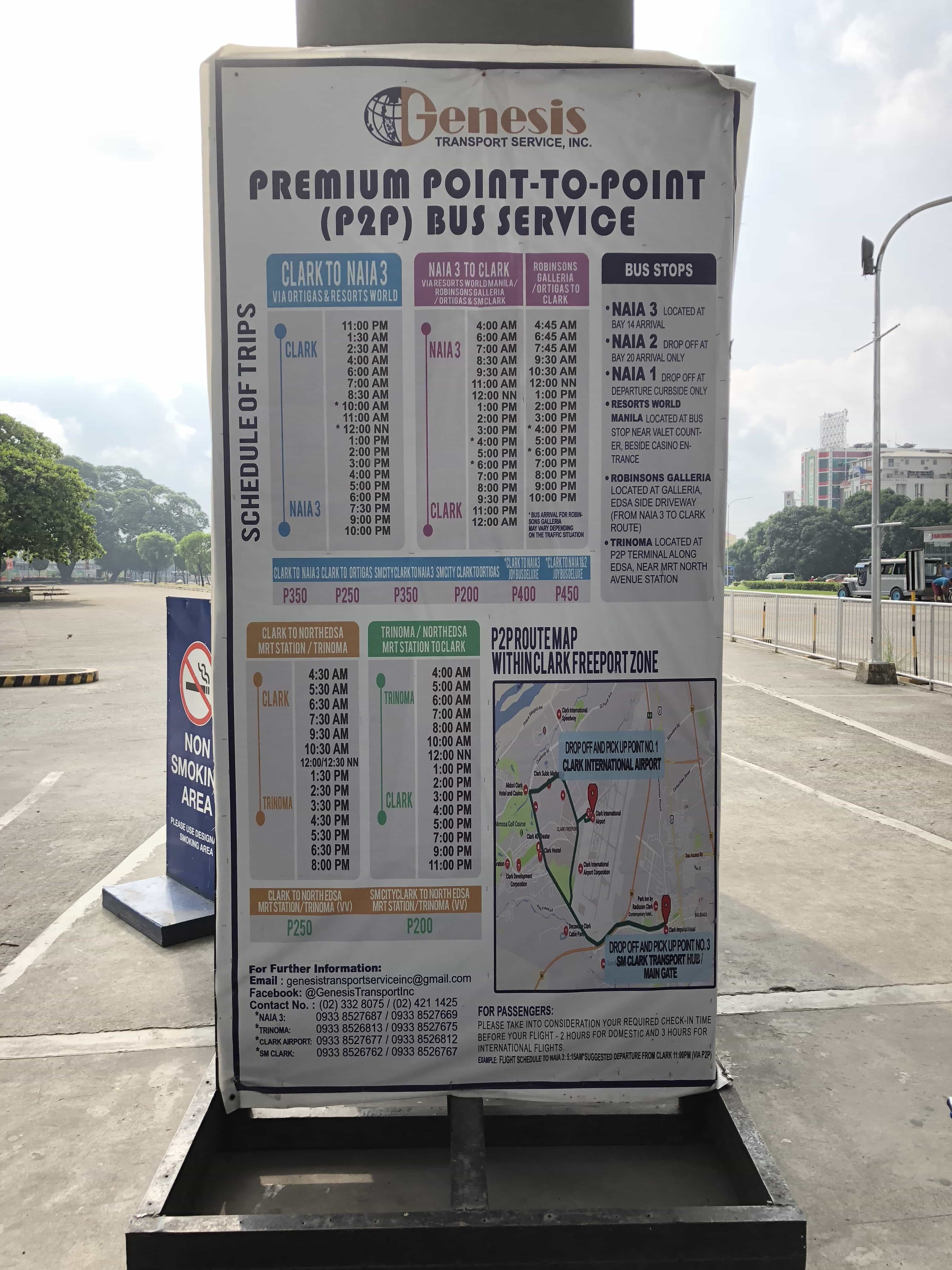 P to P Point to Point Bus System Clark Angeles City Pampanga to Manila e1531127900711