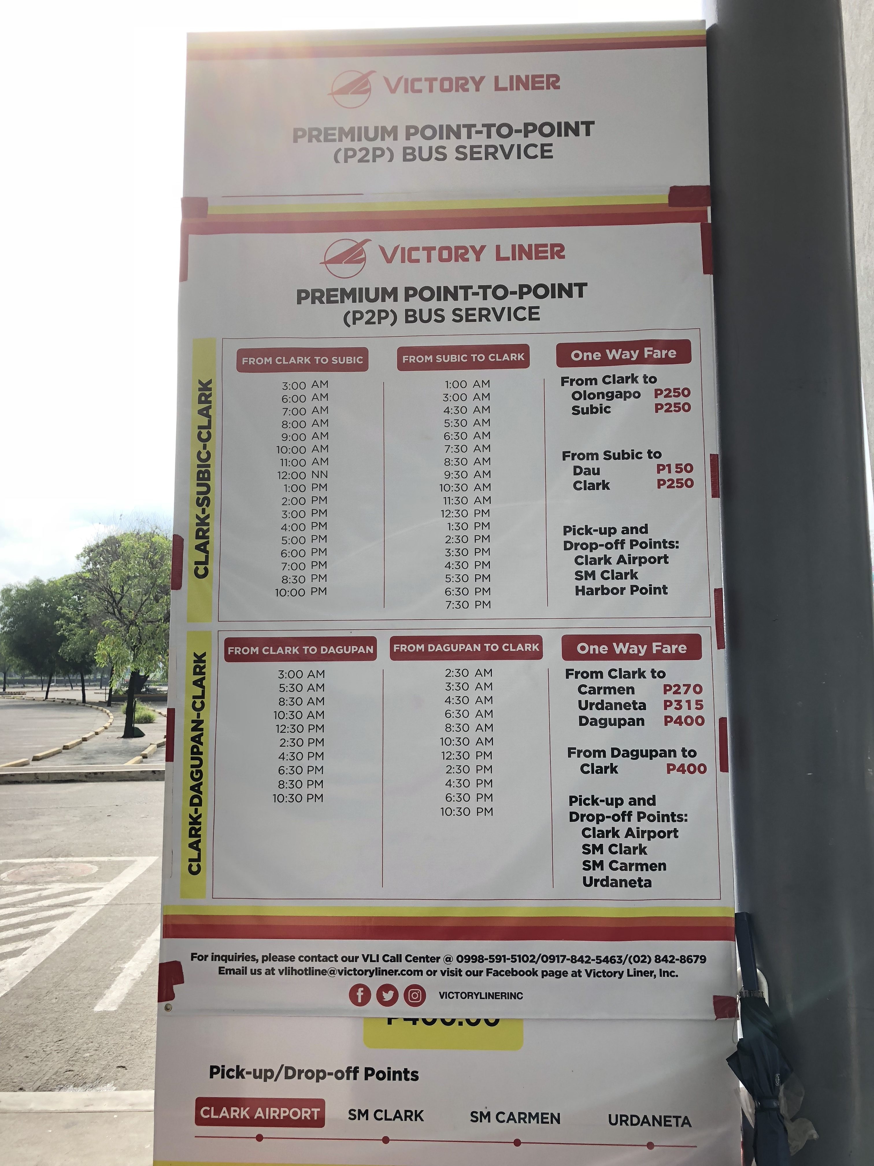 P to P Point to Point Bus System Clark Angeles City Pampanga to Tarlac e1531127925404