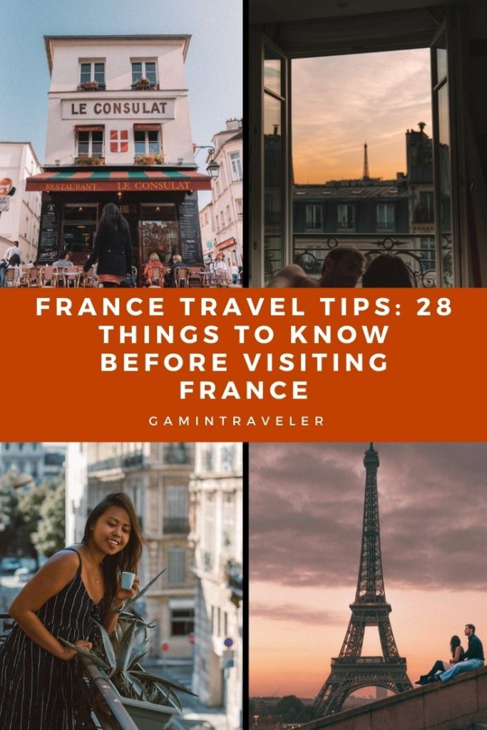 France Travel Tips: 28 Best Things to know before visiting France 2 France travel tips, facts about France, things to know before visiting France