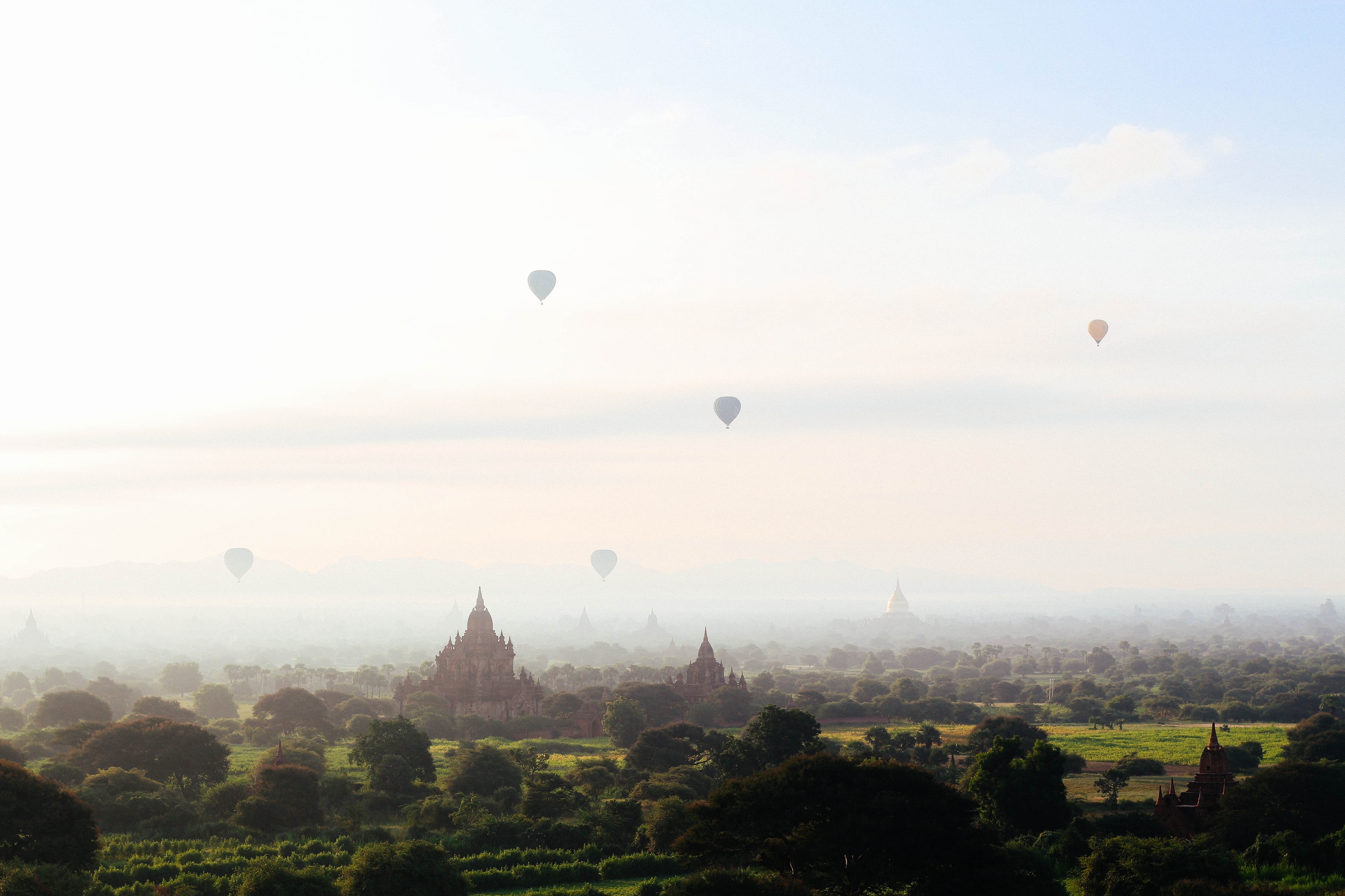Instagrammable places in Myanmar, Hot Air baloon in Bagan