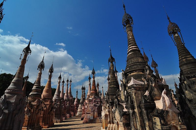28 Incredible Places to visit in Myanmar 21 800px Kakku the wider view 4371713149