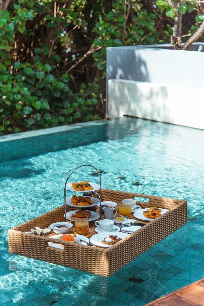 Park Hyatt Hadahaa Review - Best Luxury Resort In Maldives 14 floating breakfast