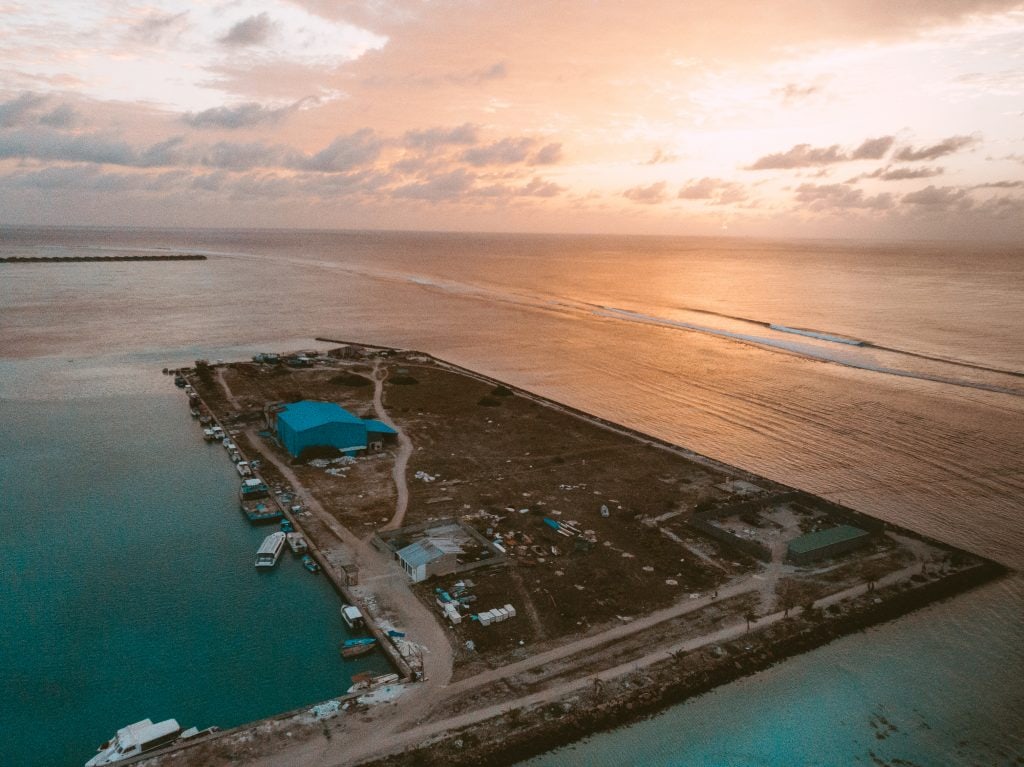 sunrise in Maldives