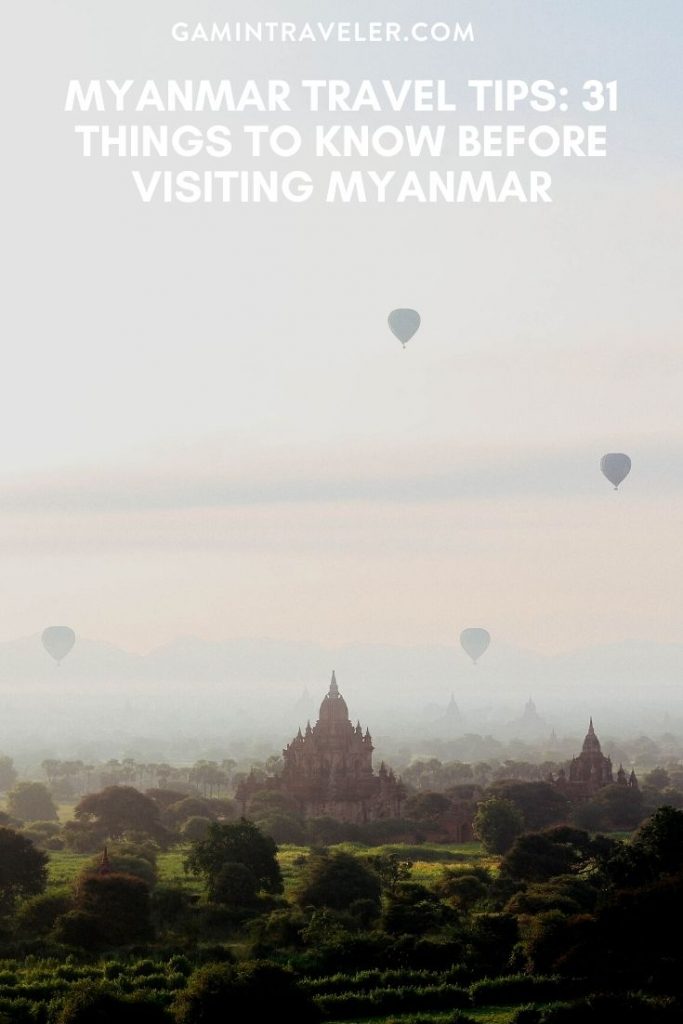 Myanmar Travel Tips - 31 Things to Know before visiting Myanmar 1 Myanmar travel tips, facts about Myanmar, things to know before visiting Myanmar