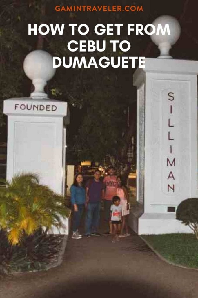How To Get From Cebu to Dumaguete Best Way 1 HOW TO GET FROM CEBU TO DUMAGUETE