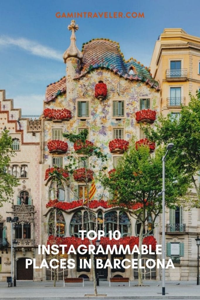 10 Most Instagrammable Places in Barcelona 3 TOP 10 INSTAGRAMMABLE PLACES IN BARCELONA