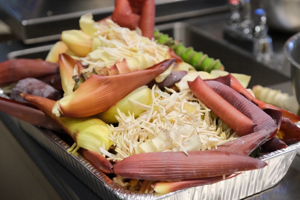 Best Maldives Food: 25 Food in the Maldives You Should Try 19 Boshi Mashuni Banana Flower Salad