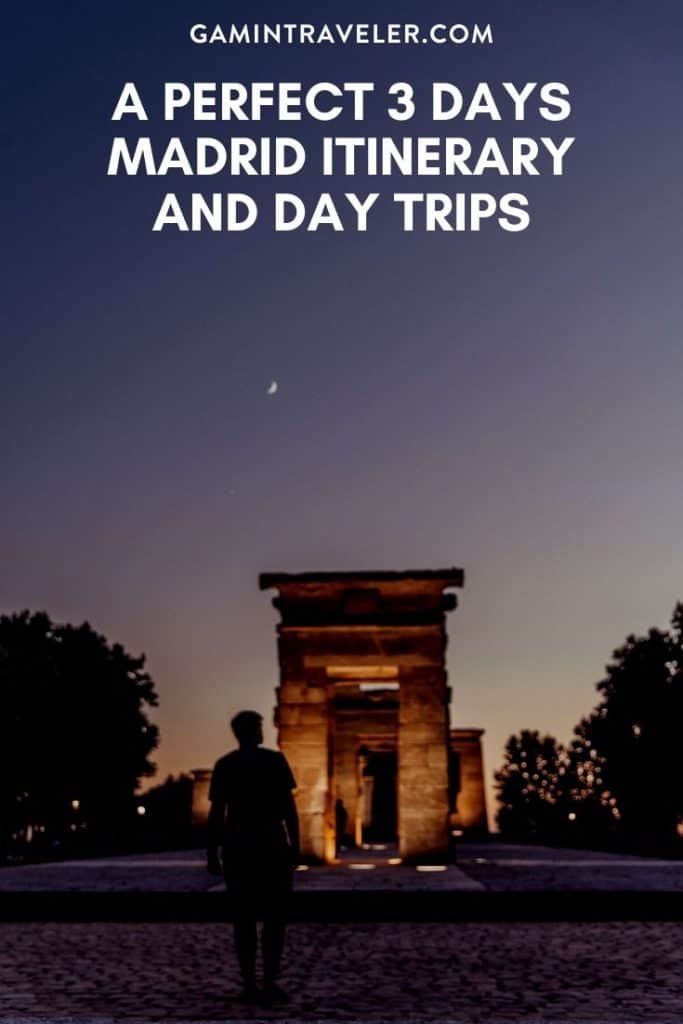 Madrid itinerary, itinerary in Madrid
