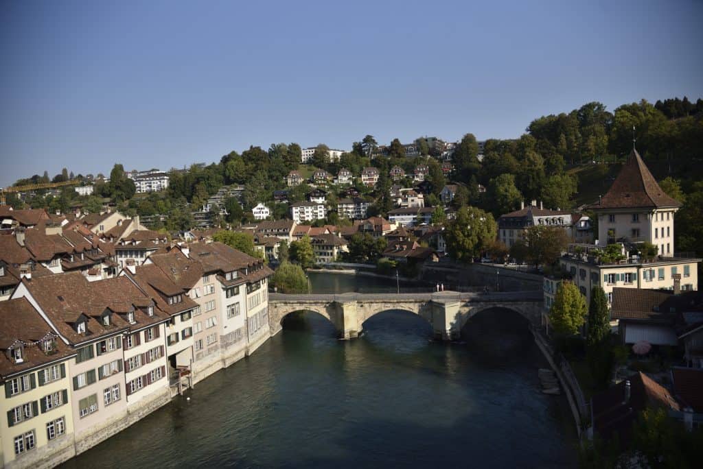 20 Most Instagrammable Places In Switzerland And Switzerland Instagram Spots That You Can't Miss 18 Bern Tourist Spots, Things to do in Bern, Nydeggbrücke Bridge