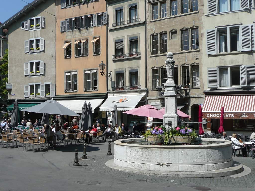 18 Best Geneva Tourist Spots And Things To Do in Geneva Switzerland 11 Things to do in Geneva, Geneva tourist spots, Place du Bourg-de-Four
