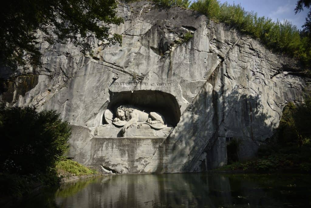 20 Most Instagrammable Places In Switzerland And Switzerland Instagram Spots That You Can't Miss 16 Lucerne Tourist Spots, Things to do in Lucerne, Löwendenkmal (Lion Monument),