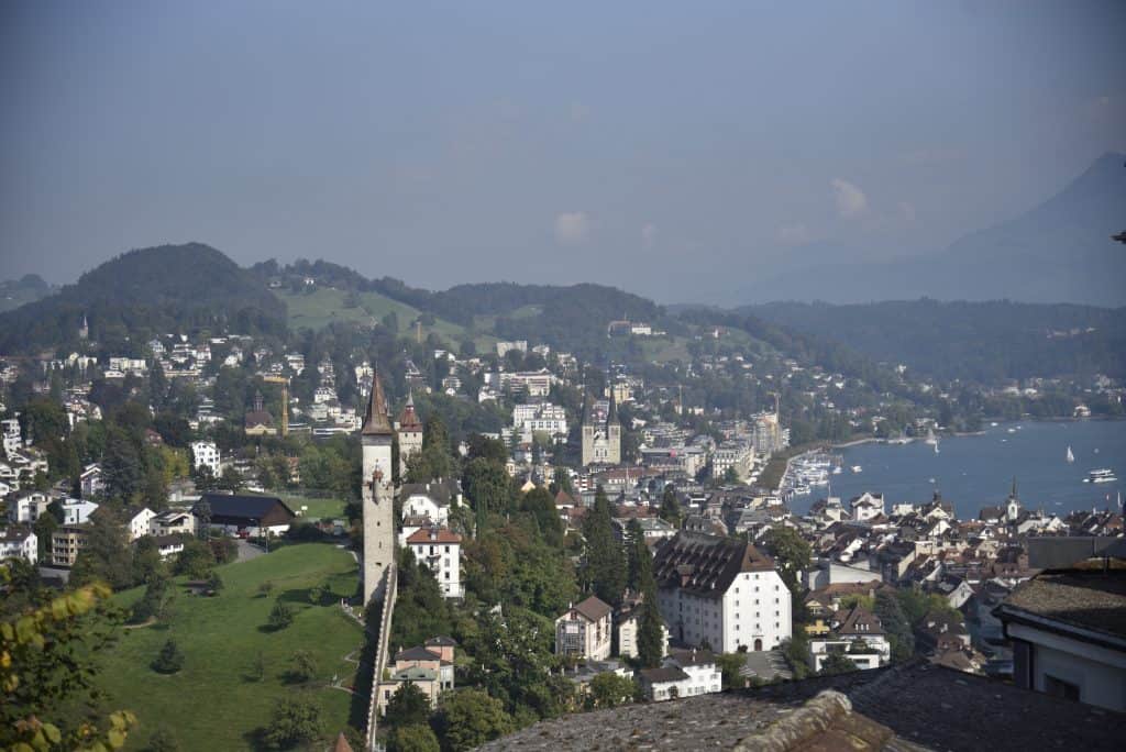 21 Best Lucerne Tourist Spots And Things to do in Lucerne 12 Lucerne Tourist Spots, Things to do in Lucerne, Views from Hotel Chateau Guetsch
