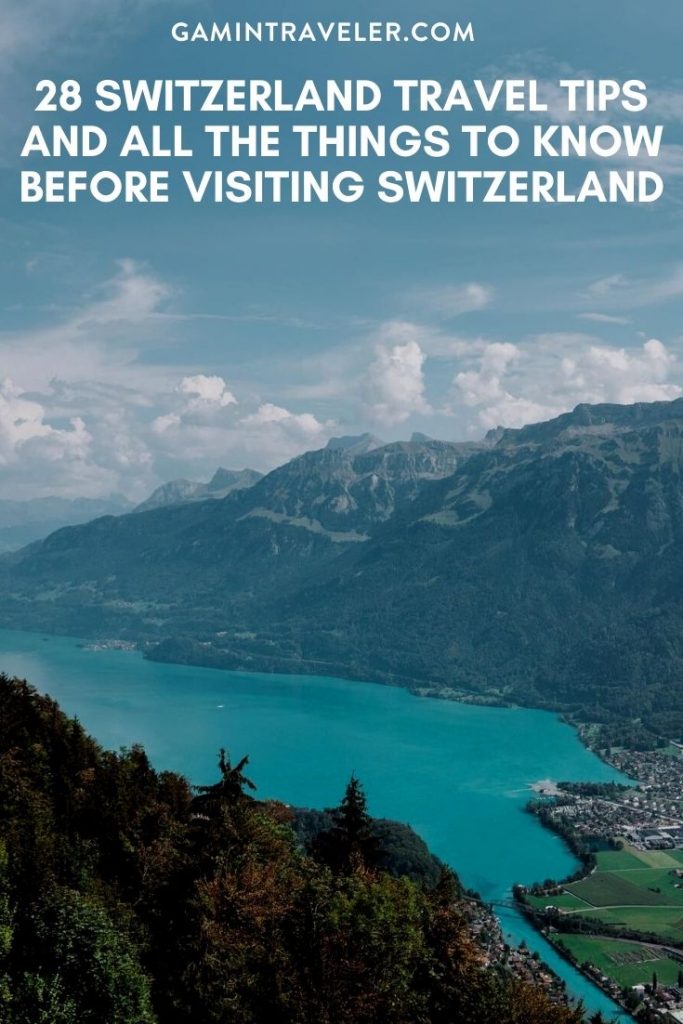 Switzerland travel tips, facts about Switzerland, things to know before visiting Switzerland