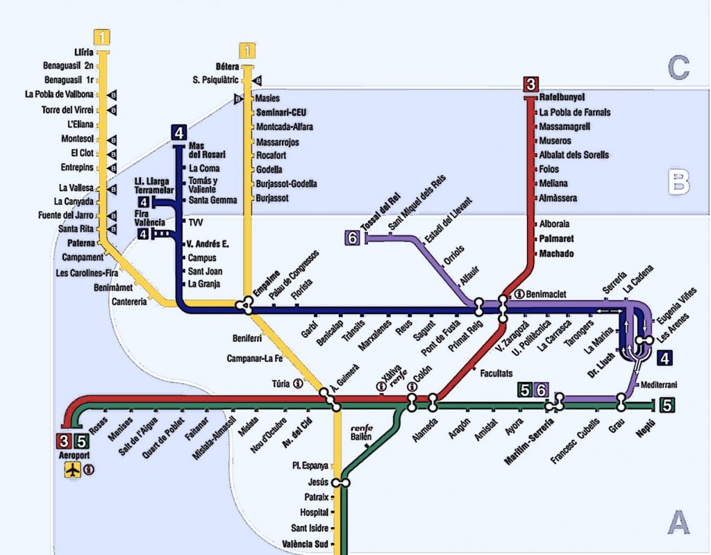 How To Get From Valencia Airport To City Center Best Way 4 Metro Valencia Airport,VALENCIA METRO MAP, valencia airport to city center, valencia airport to city, How To Get From Valencia Airport To City Center