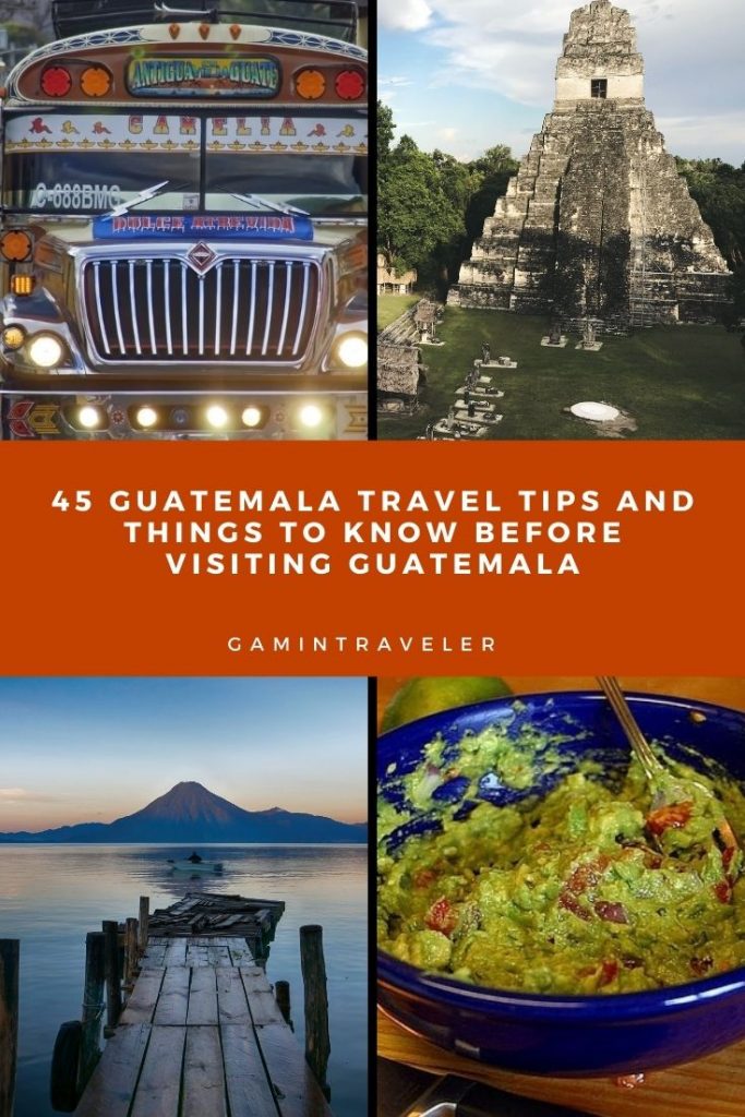 Guatemala travel tips, things to know before visiting Guatemala, facts about Guatemala