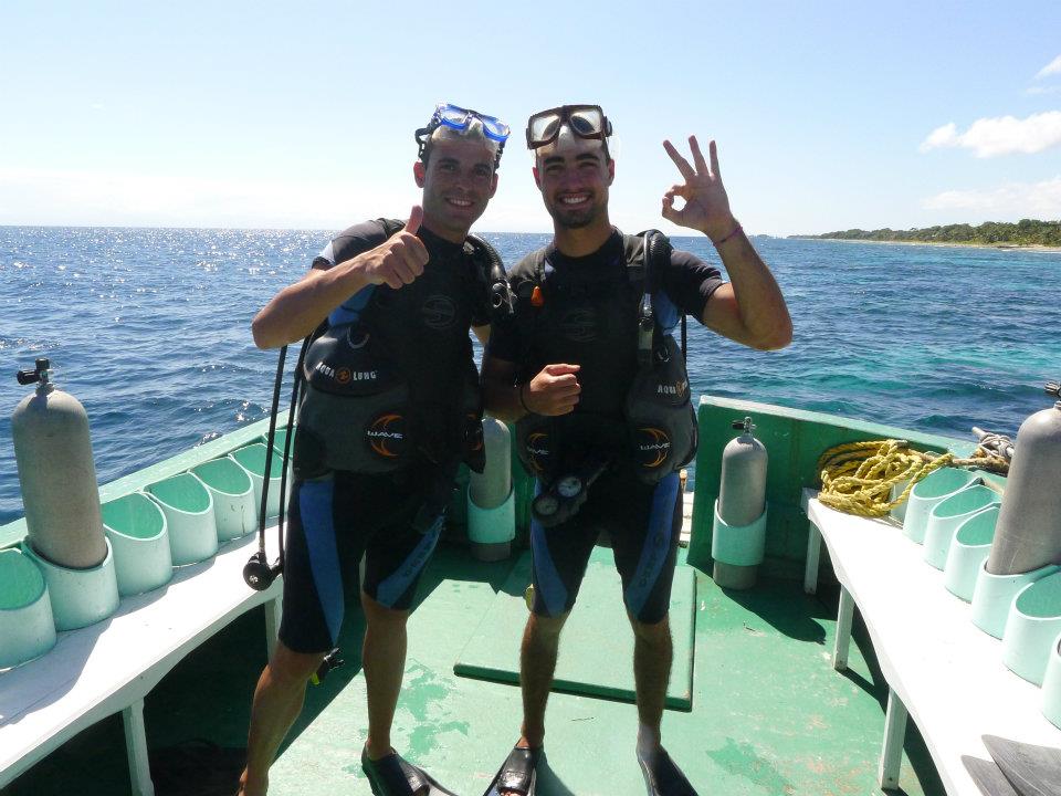 Open water in Utila