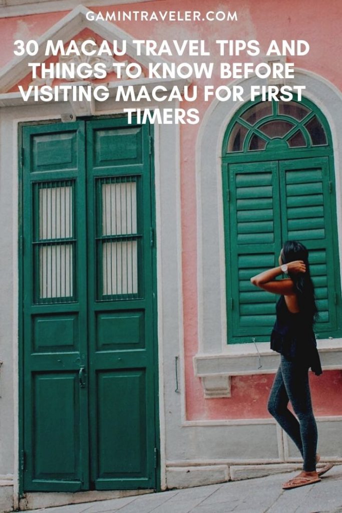  Macau travel tips, things to know before visiting Macau, facts about Macau
