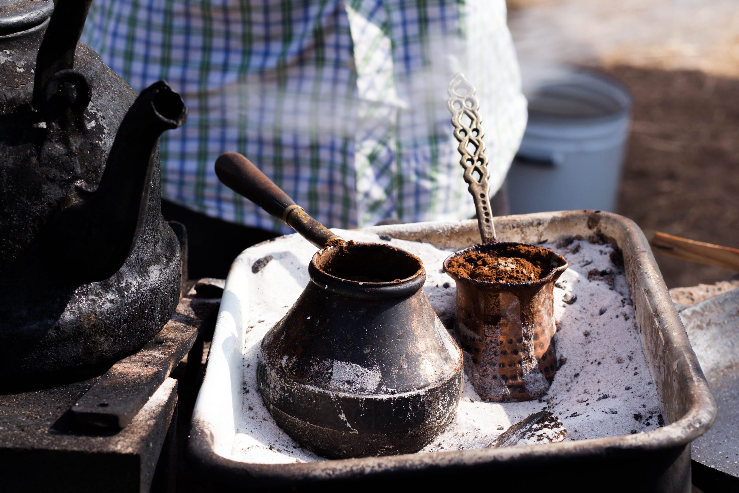 Best Cypriot Food - Best 40 Cypriot Dishes And Food in Cyprus To Try 43 Making of Turkish Coffee Cypriot Drink scaled