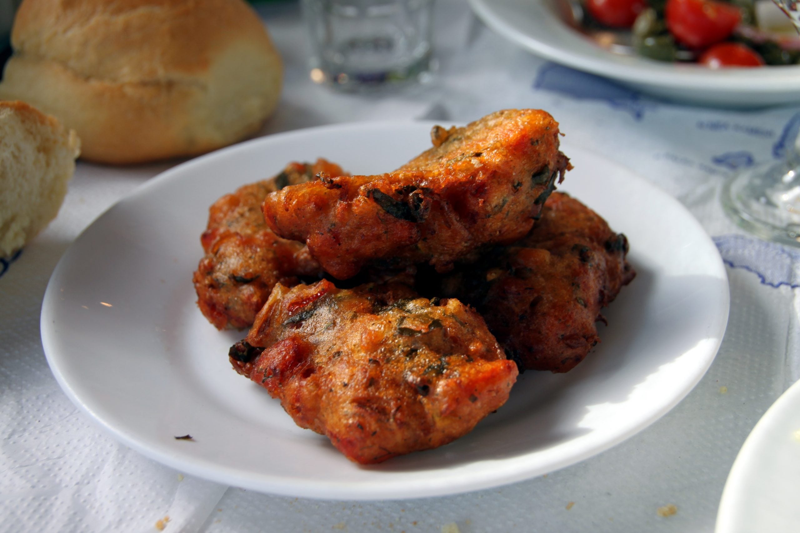 Best Greek Food: Best 40 Greek Dishes And Food in Greece To Try 2 Tomato Fritters Greek Dish scaled