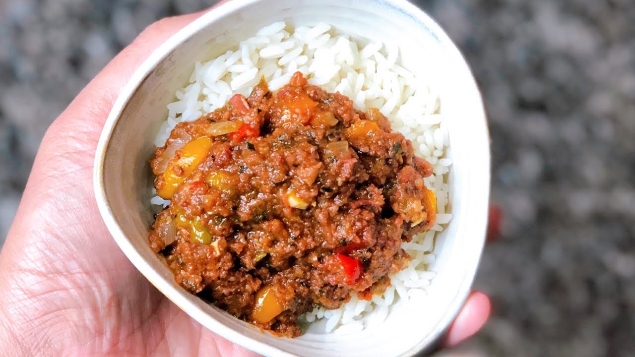 Bahamas Fire Engine Corned Beef and Rice Breakfast, food in Bahamas, Bahamian food, traditional food in Bahamas, Bahamian dishes, Bahamian cuisine
