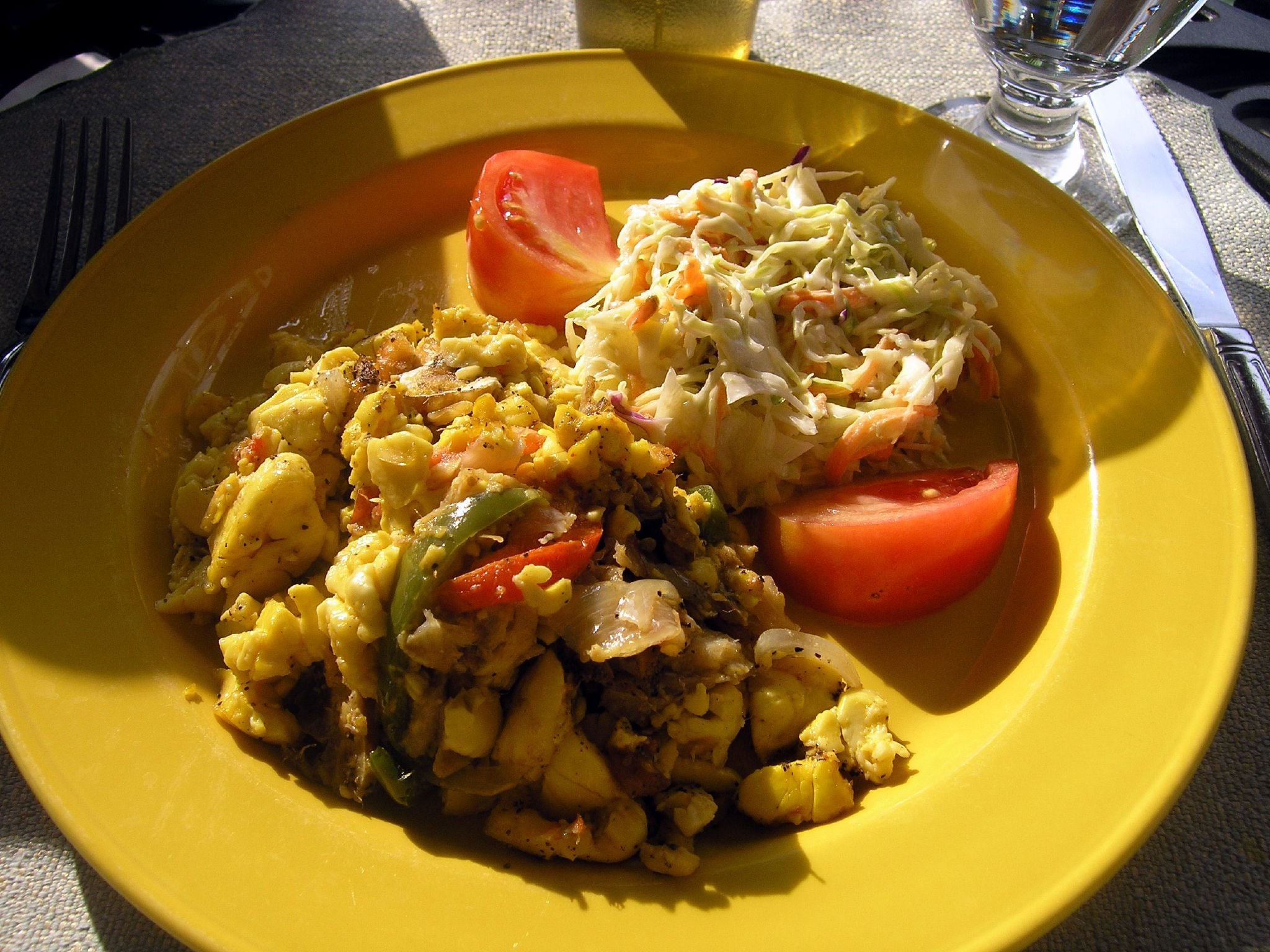 Best Jamaican Food: 40 Best Jamaican Dishes And Traditional Food In Jamaica To Try 4 Ackee and codfish / Ackee and Saltfish, food in Jamaica, jamaican food, jamaican cuisine, jamaican dishes, jamaican drinks, jamaican appetizers, jamaican traditional food