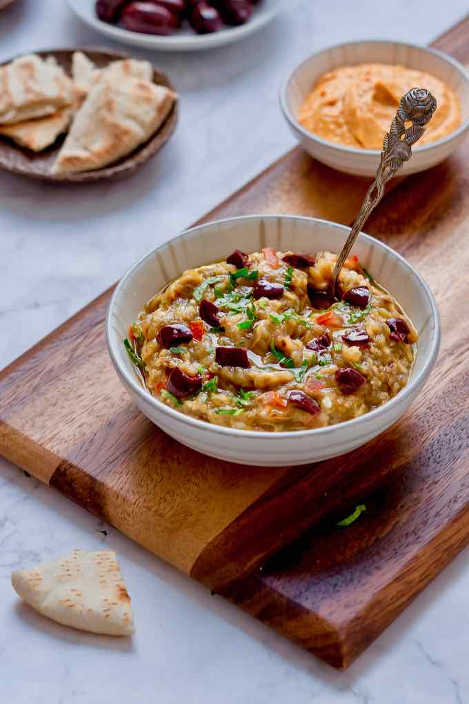 Vegetarian Food in Cyprus: 30 Best Cypriot Vegetarian Dishes And Vegan Food in Cyprus 26 vegetarian food in Cyprus, vegan food in Cyprus, Vegetarian Dishes In Cyprus, vegan dishes in Cyprus, Melitzanosalata