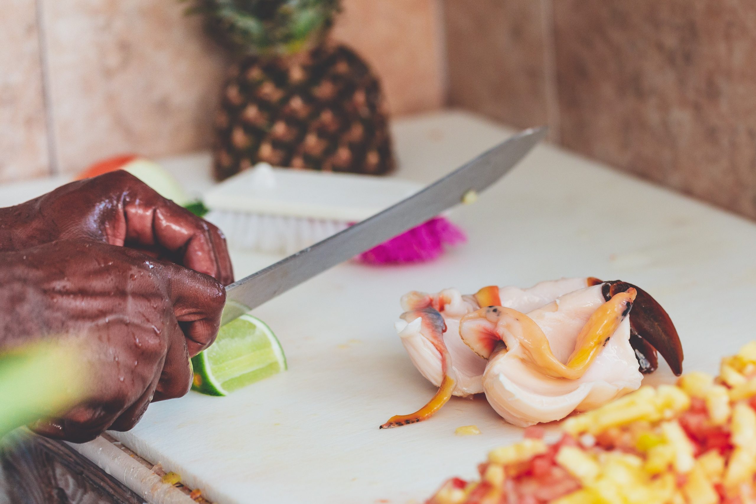 Cracked conch, food in Bahamas, Bahamian food, traditional food in Bahamas, Bahamian dishes, Bahamian cuisine
