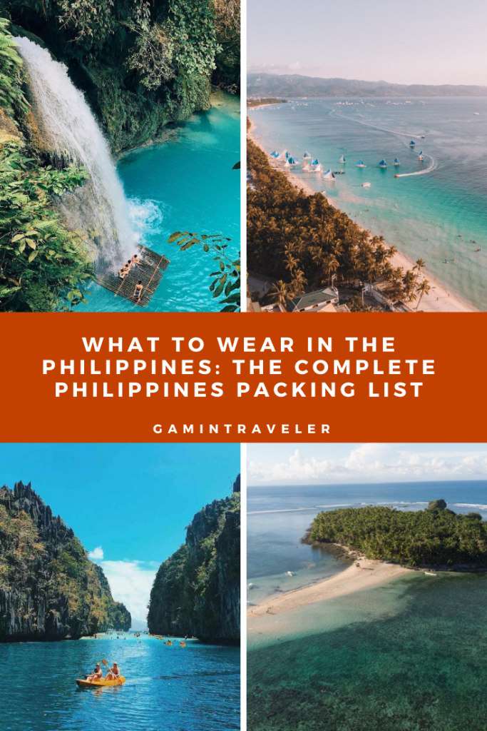 What to wear in the Philippines - Our Philippines Packing List 1 3 5