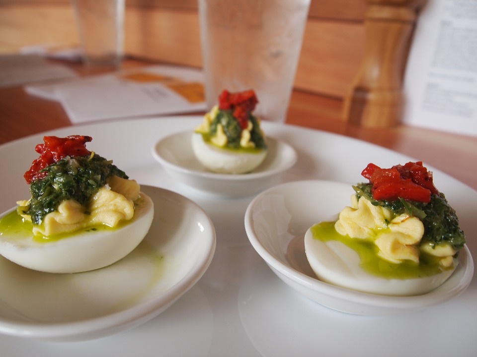 Best Romanian Food - Best 56 Romanian Dishes And Traditional Food In Romania To Try 10 Romanian foods, Traditional food in Romania, What to eat in Romania, deviled eggs, stuffed eggs, Romanian Food, Romanian cuisine, Traditional Romanian Food, food in Romania, Romanian dishes
