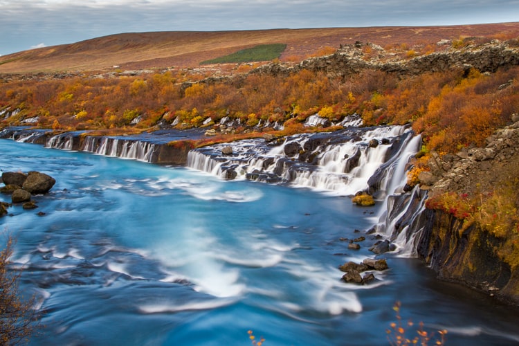 40 Most Instagrammable Places In Iceland 18 Hraunfossar waterfalls, iceland instagram spots, most instagrammable places in Iceland, Iceland photos, Iceland photography