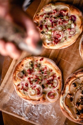 German Food, German cuisine, Traditional German Food, food in Germany, German dishes, Flammkuchen