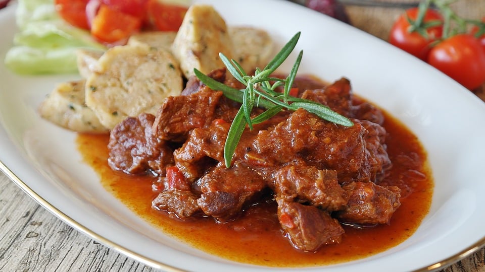 German Food, German cuisine, Traditional German Food, food in Germany, German dishes, Goulash