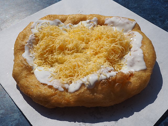 Hungarian snacks, Traditional Hungarian snacks and desserts, Hungary snacks, Hungarian desserts, traditional snacks and desserts in Hungary, Hungary desserts, Lángos