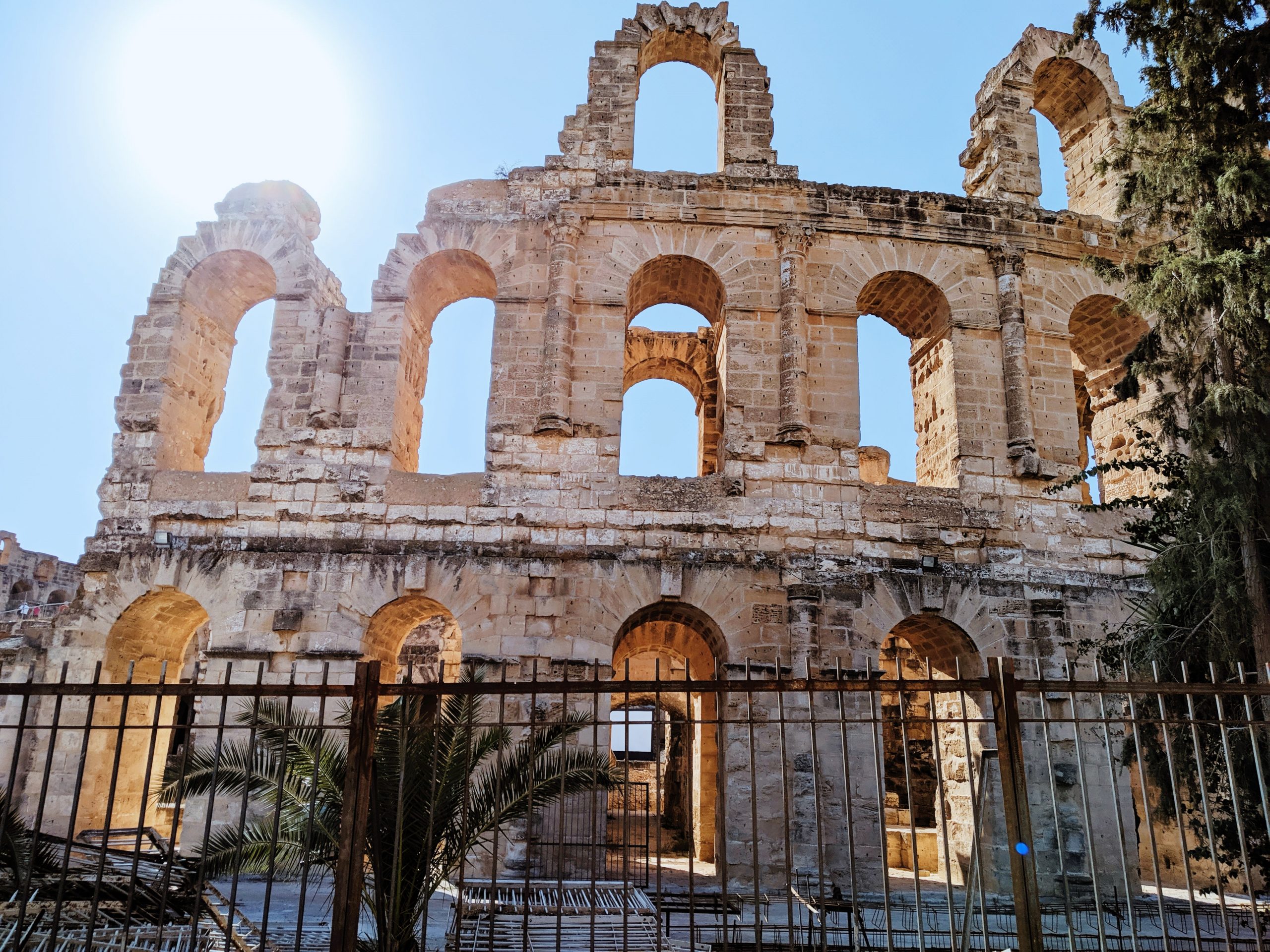 WHAT TO WEAR IN TUNISIA: OUR TUNISIA PACKING LIST AND WHAT TO PACK FOR TUNISIA 14 Amphitheatre of El Jem is an oval amphitheatre in the modern-day city of El Jem, Tunisia, formerly Thysdrus in the Roman province of Africa, Tunisia, What To Wear In Tunisia, Tunisia Packing List, What To Pack For Tunisia