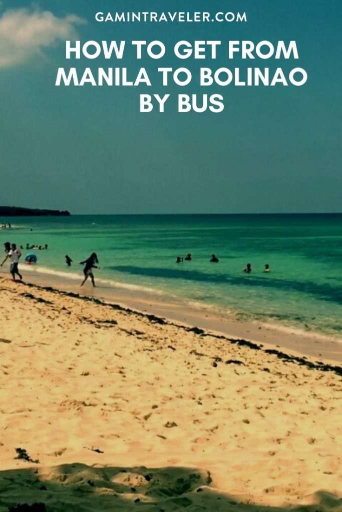 How to get from Manila to Bolinao Best Way 1 Bolinao Pin 2