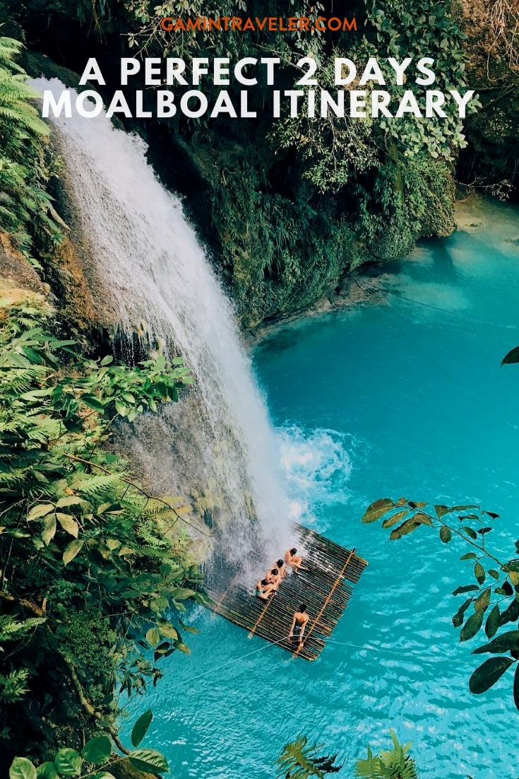 Moalboal Itinerary