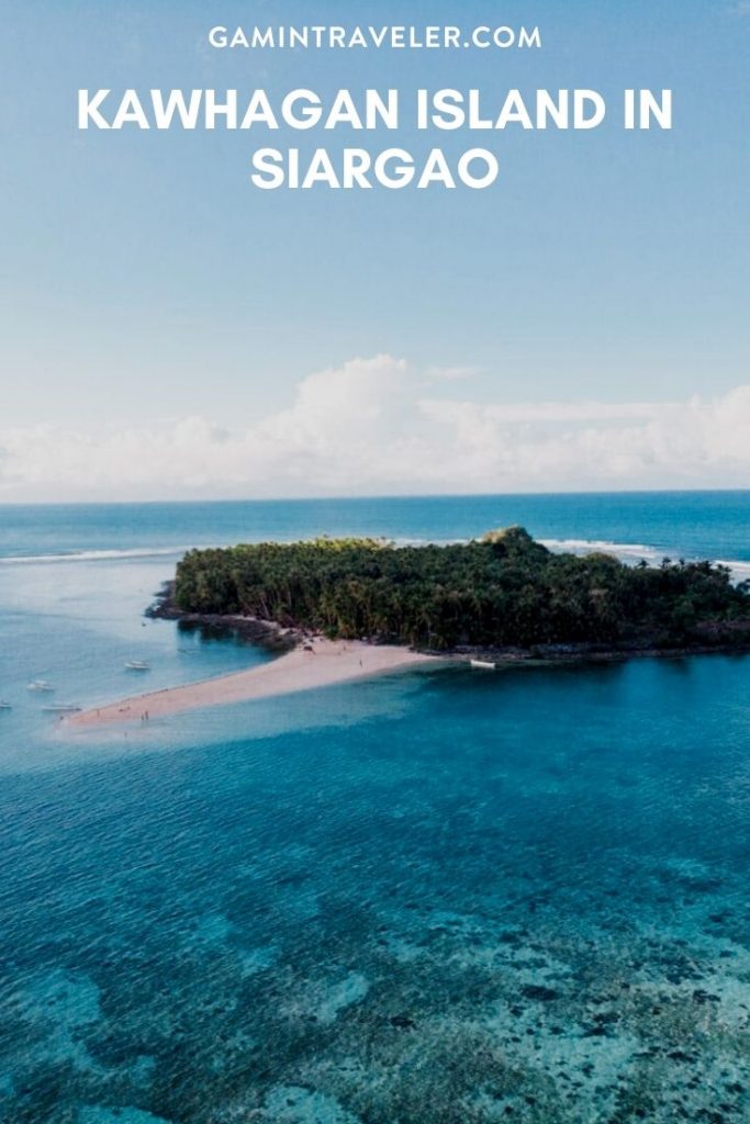 Kawhagan Island in Siargao (Travel Guide) 1 kawhagan island pin