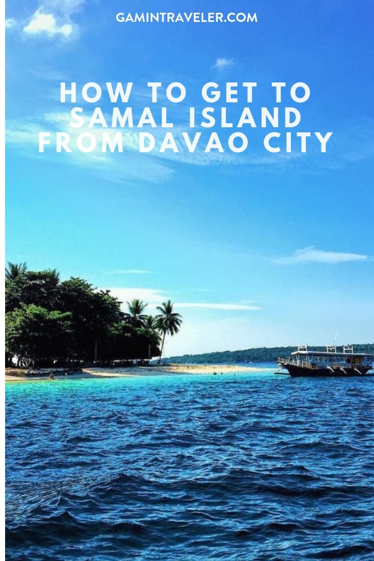 How to get to Samal Island from Davao City 1 pin how to get to samal island
