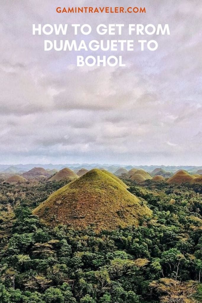 How to get From Dumaguete to Bohol Best Way 1 DUMAGUETE TO BOHOL