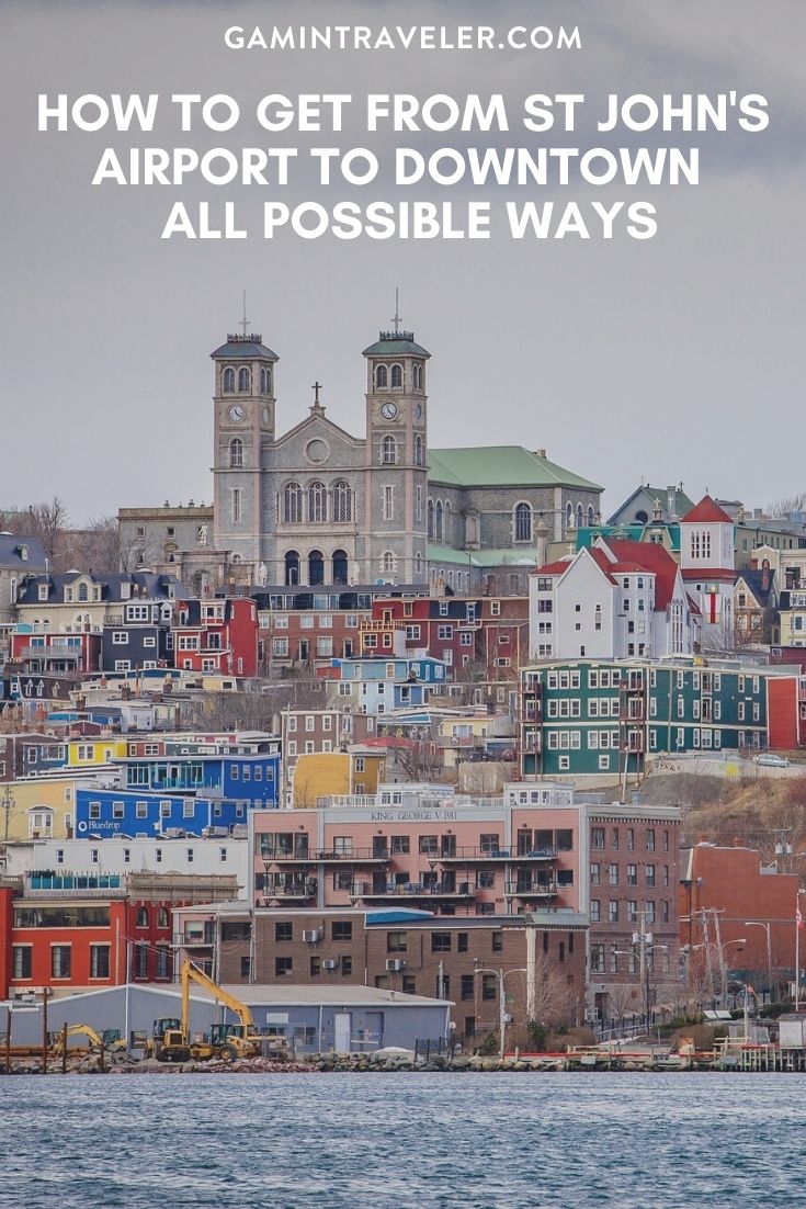 How To Get From St John's Airport To Downtown - All Possible Ways, cheapest way from St John's airport to Downtown, St John's airport to city center, St John's Bus Airport