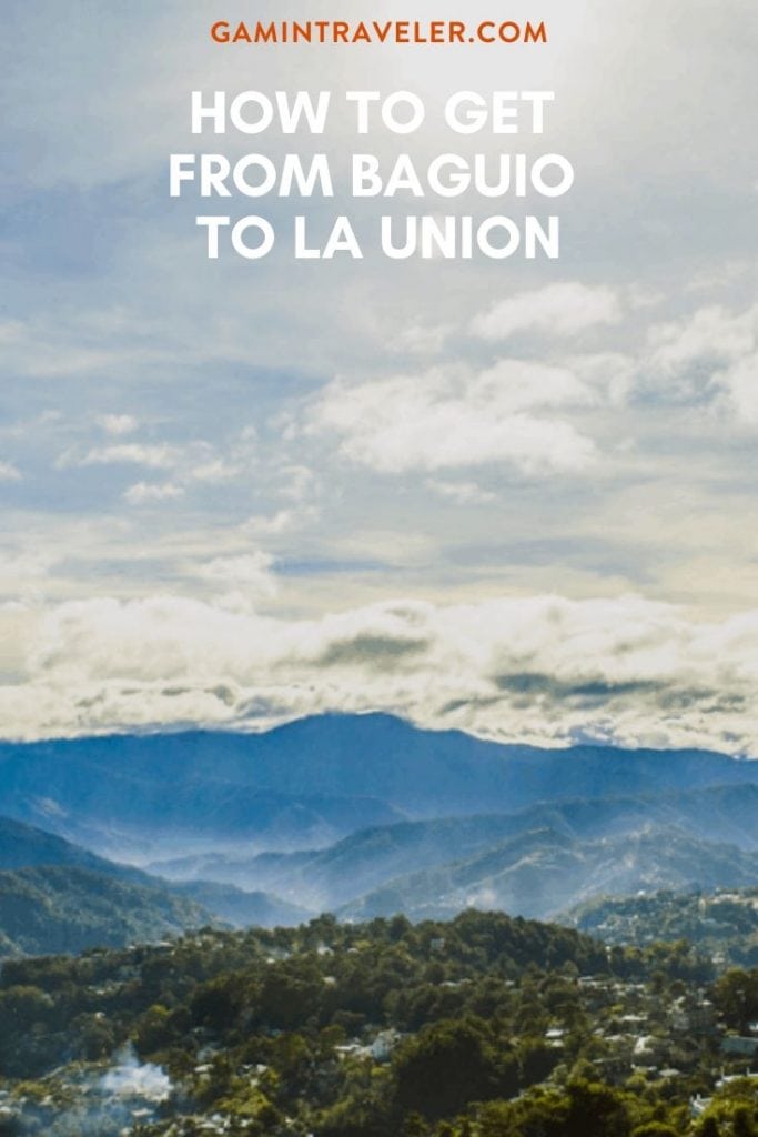 how to get from Baguio to La Union
