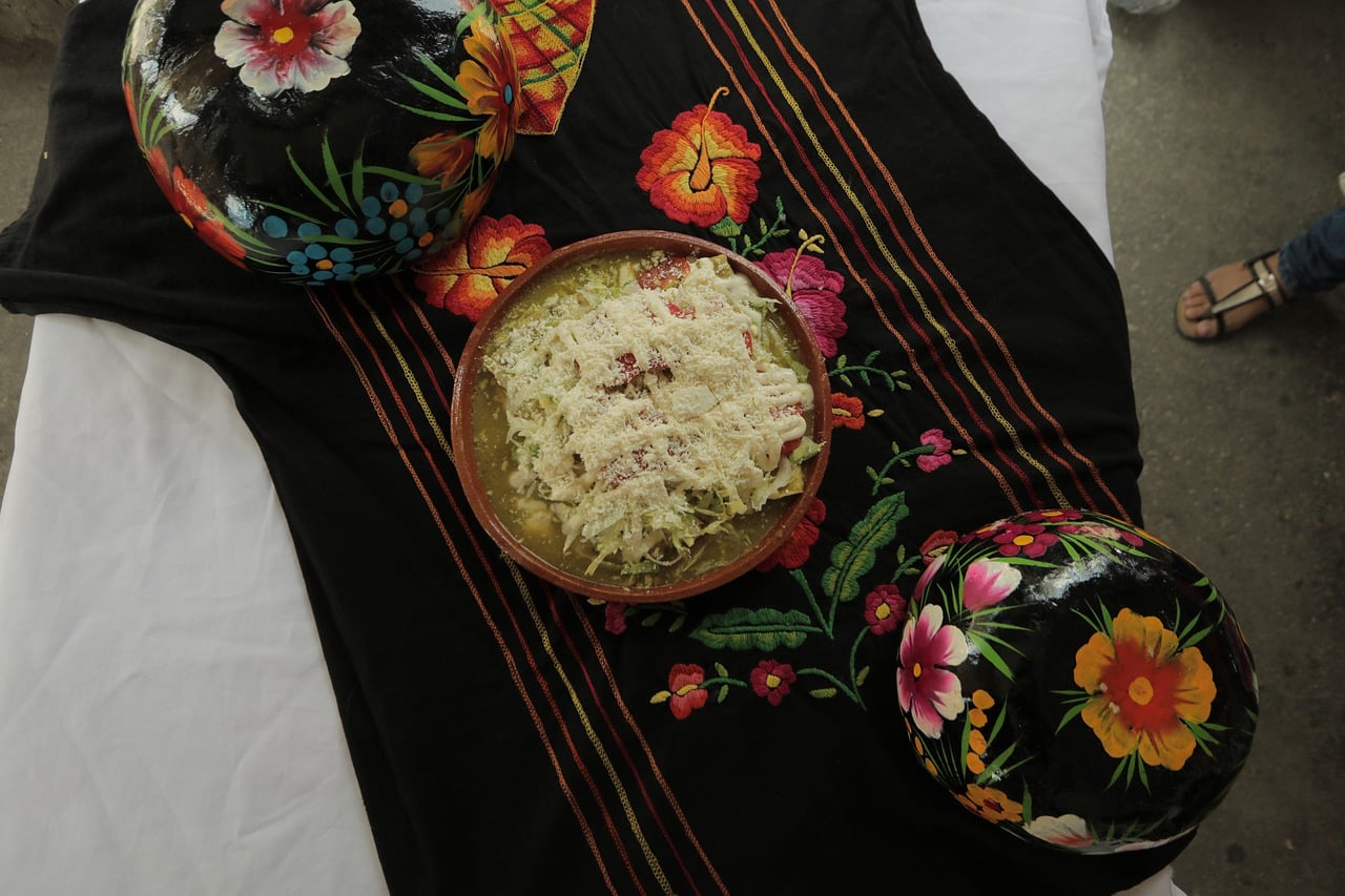 Chilaquiles verdes Traditional Mexican Breakfast