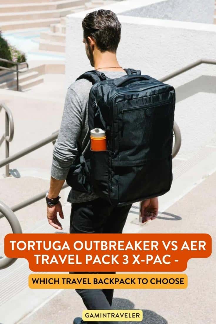 Tortuga Outbreaker vs Aer Travel Pack 3 X-Pac - Which Travel Backpack to Choose 1 Tortuga Outbreaker vs Aer Travel Pack 3 X-Pac - Which Travel Backpack to Choose