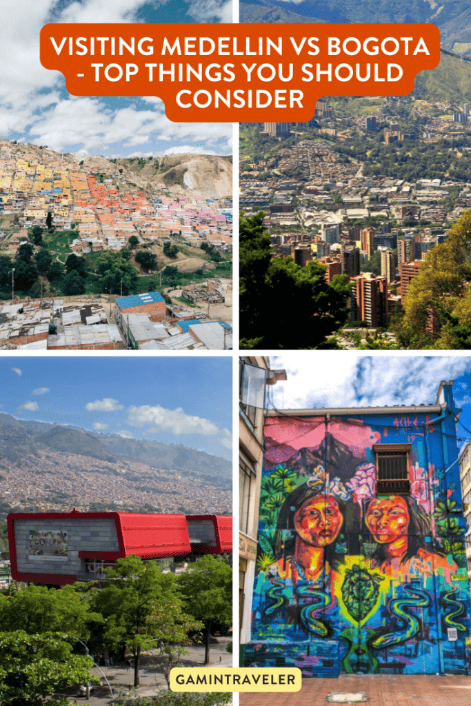 Comparison Visiting Medellin vs Bogota - Which Is Better Destination In Colombia 1 1 Bogota vs Medellin