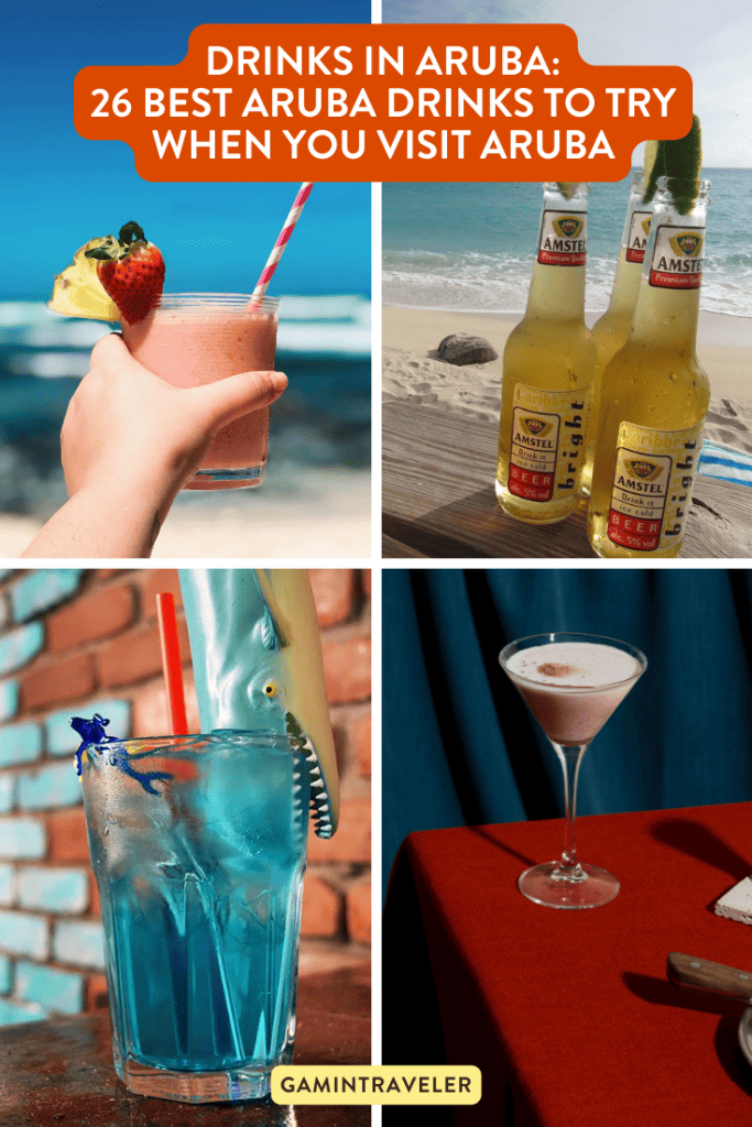 Drinks in Aruba - 26 Best Aruba Drinks to Try When You Visit this Caribbean Island 2 Aruba drinks, drinks in Aruba, cocktails in Aruba, non alcoholic drinks in Aruba, Aruban drinks