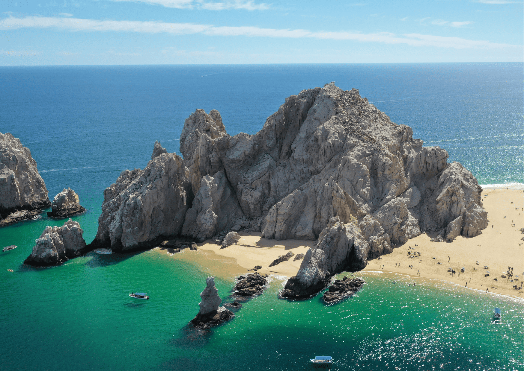 Comparison San Jose del Cabo vs Cabo San Lucas - Which is the Better Vacation? 5 Aerial Shot of Arch in Cabo San Lucas - San Jose del Cabo vs Cabo San Lucas
