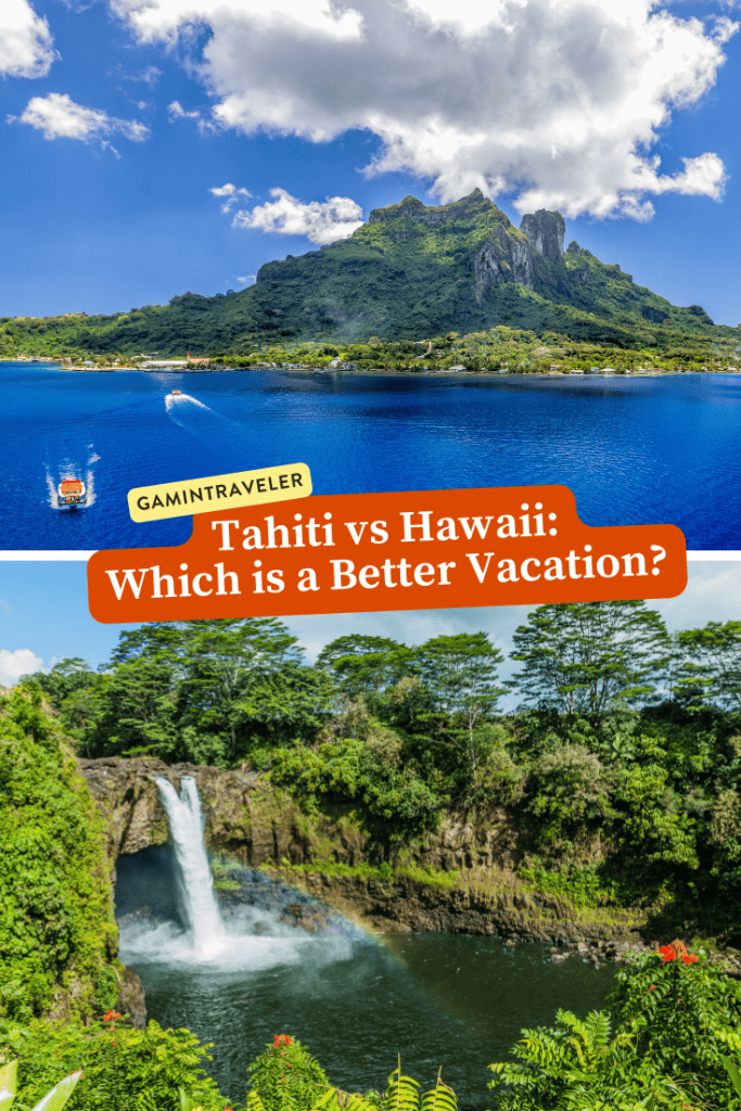Tahiti vs Hawaii, Hawaii vs Tahiti