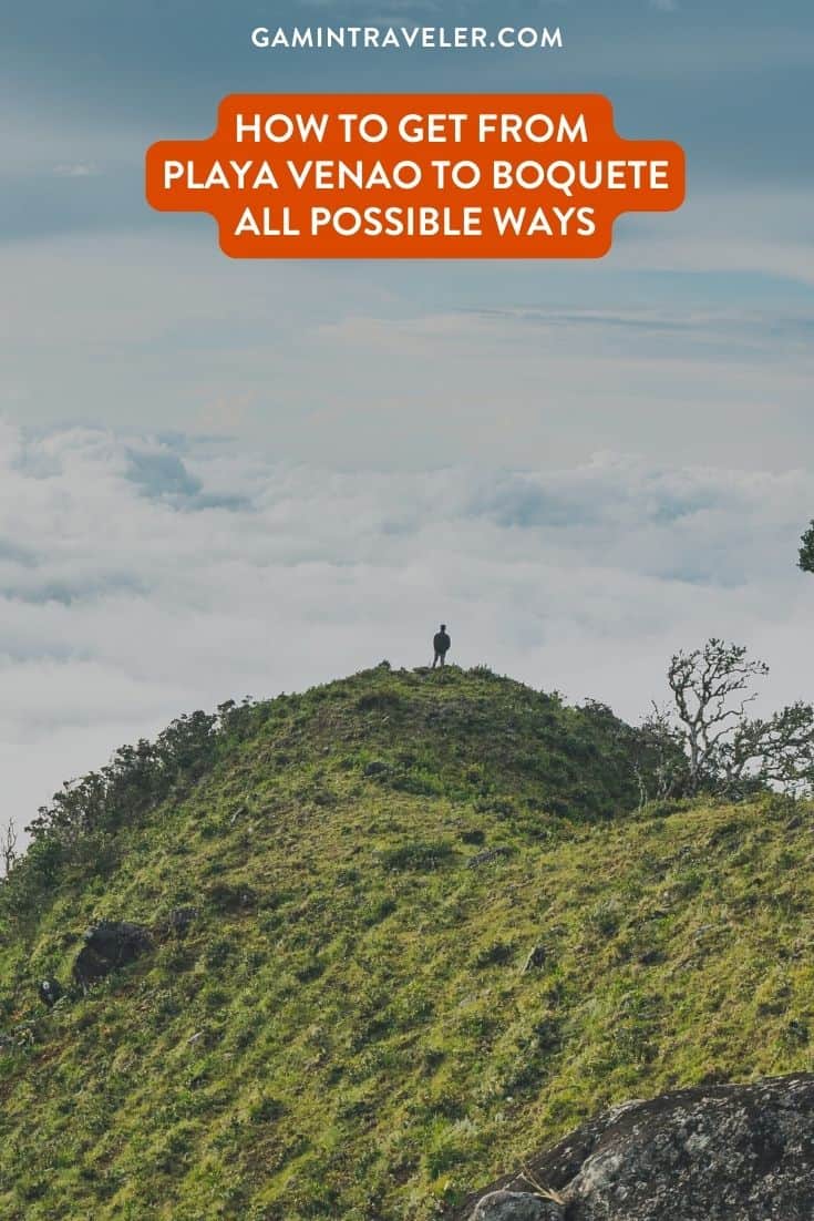How To Get From Playa Venao to Boquete Best Way 1 PLAYA VENAO TO BOQUETE